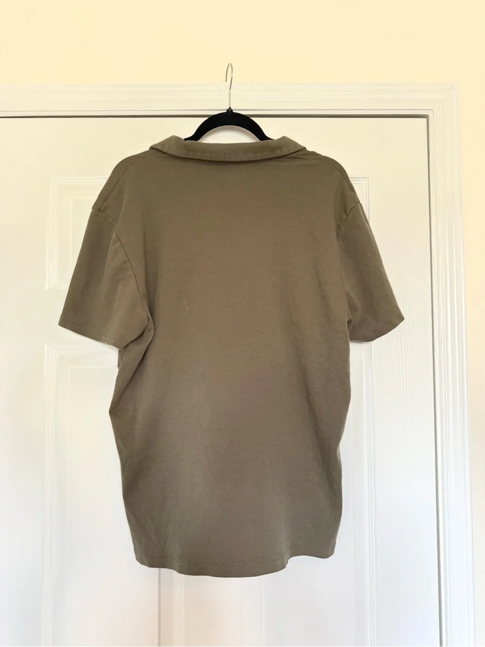 Banana Republic Men’s Khaki Short-Sleeve Polo